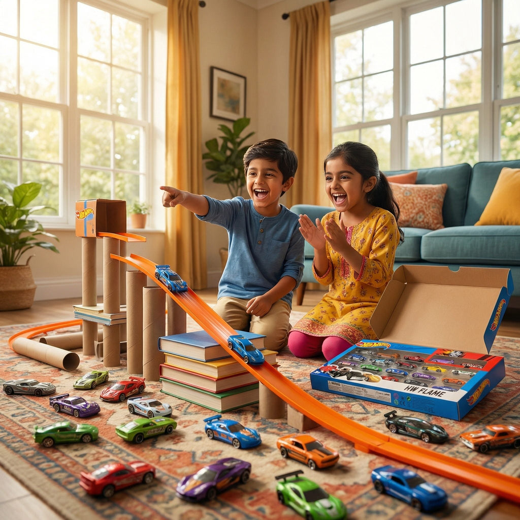 Hot Wheels 20 Cars Bundle – Classic & Sports Mini Car Collection