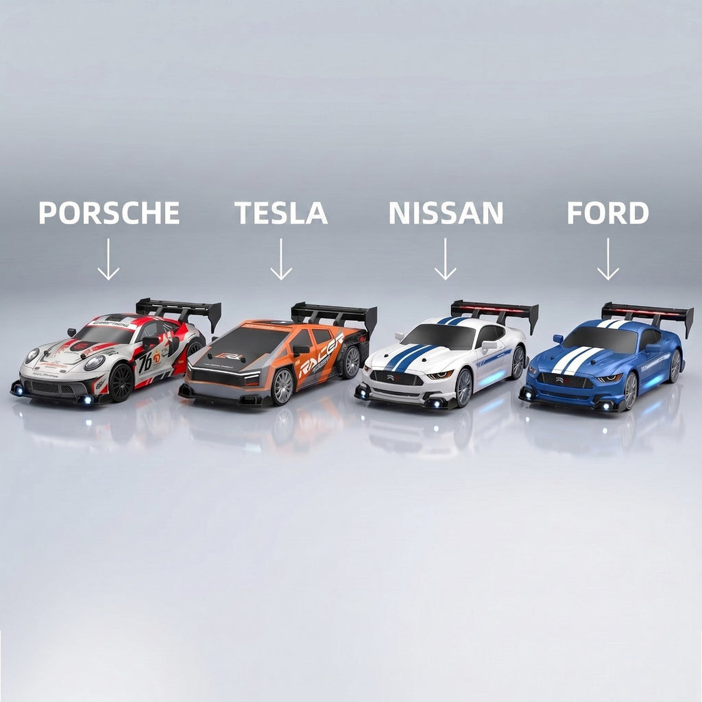 1.24 Scale High-Speed 4WD RC Drift Car 20KMH