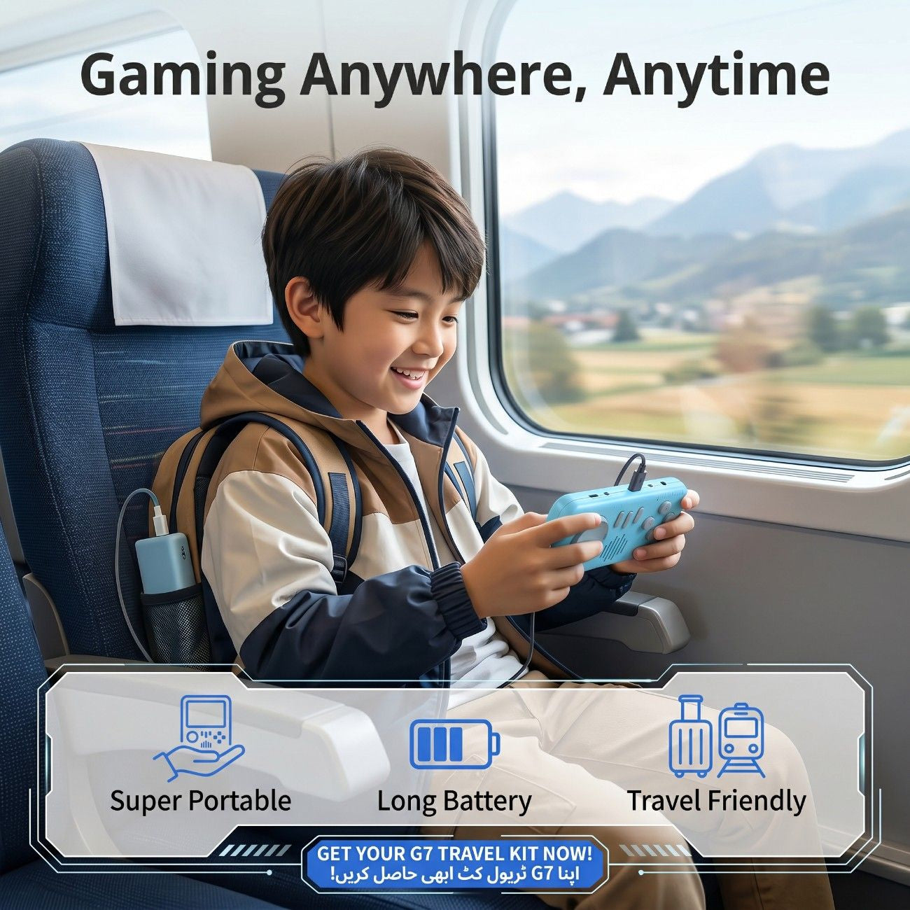 G7 Handheld Video Console Game With Controller - 666 Games