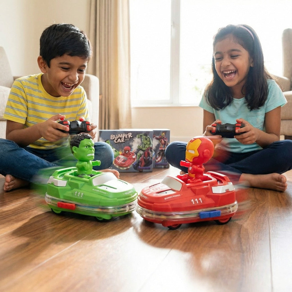 Avengers Superhero RC Bumper Car for Kids (Set of 2)