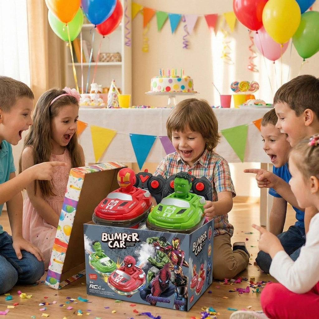Avengers Superhero RC Bumper Car for Kids (Set of 2)