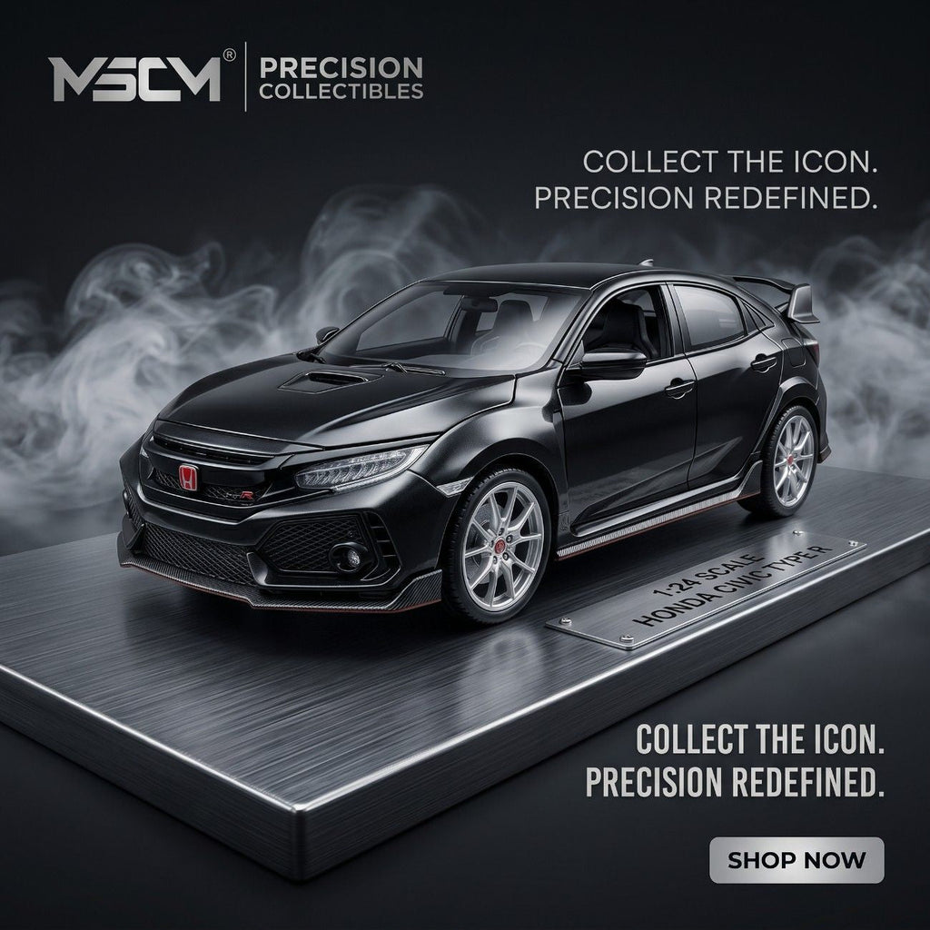 Premium Diecast Honda Civic Type-R Model Car – Collector Edition Alloy (1:24 Scale)