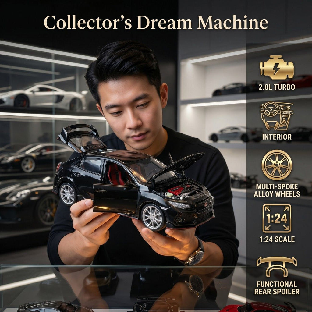 Premium Diecast Honda Civic Type-R Model Car – Collector Edition Alloy (1:24 Scale)