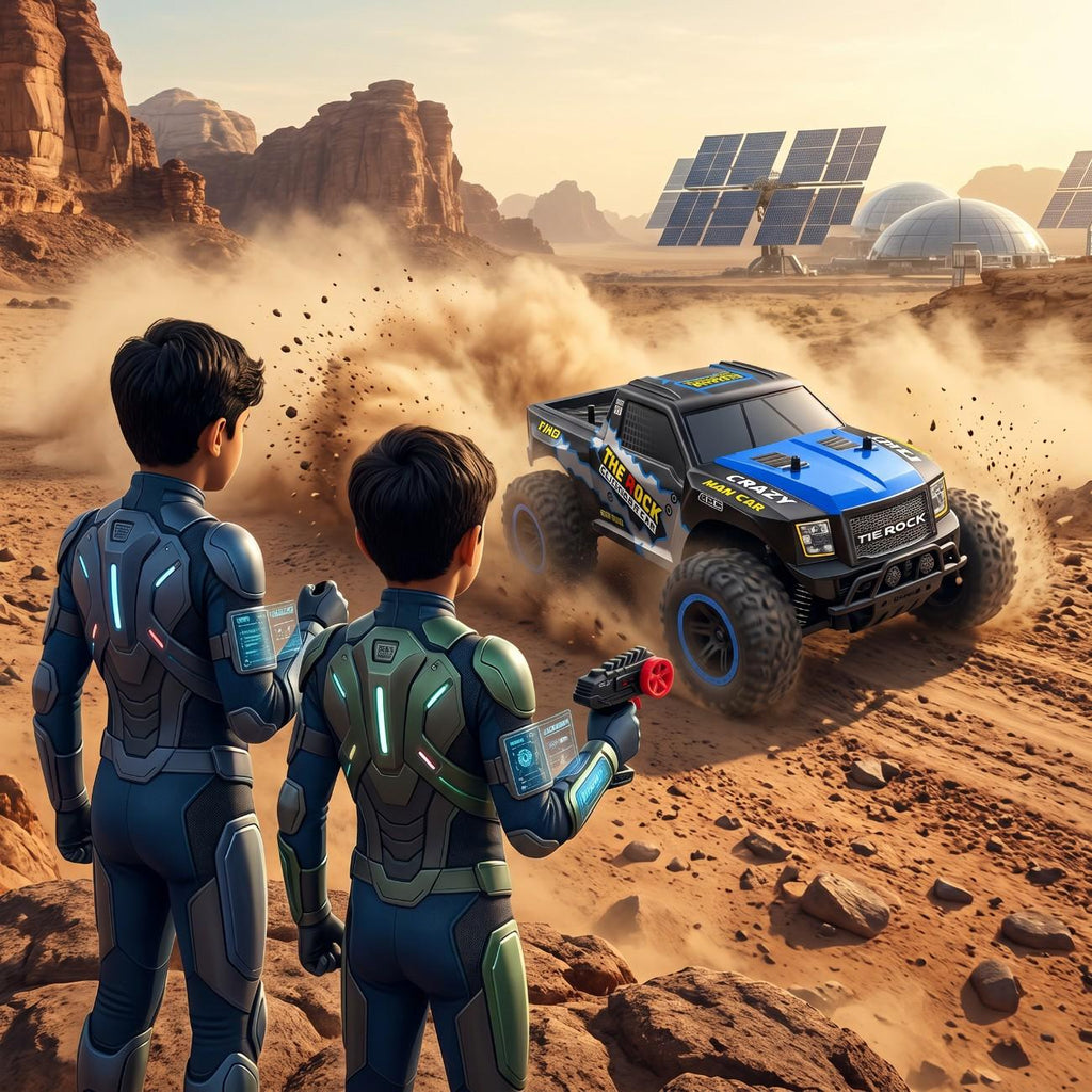 Wild Rider 2.4GHz Remote Control Rock Climbing Car – Rechargeable Off-Road RC Crawler