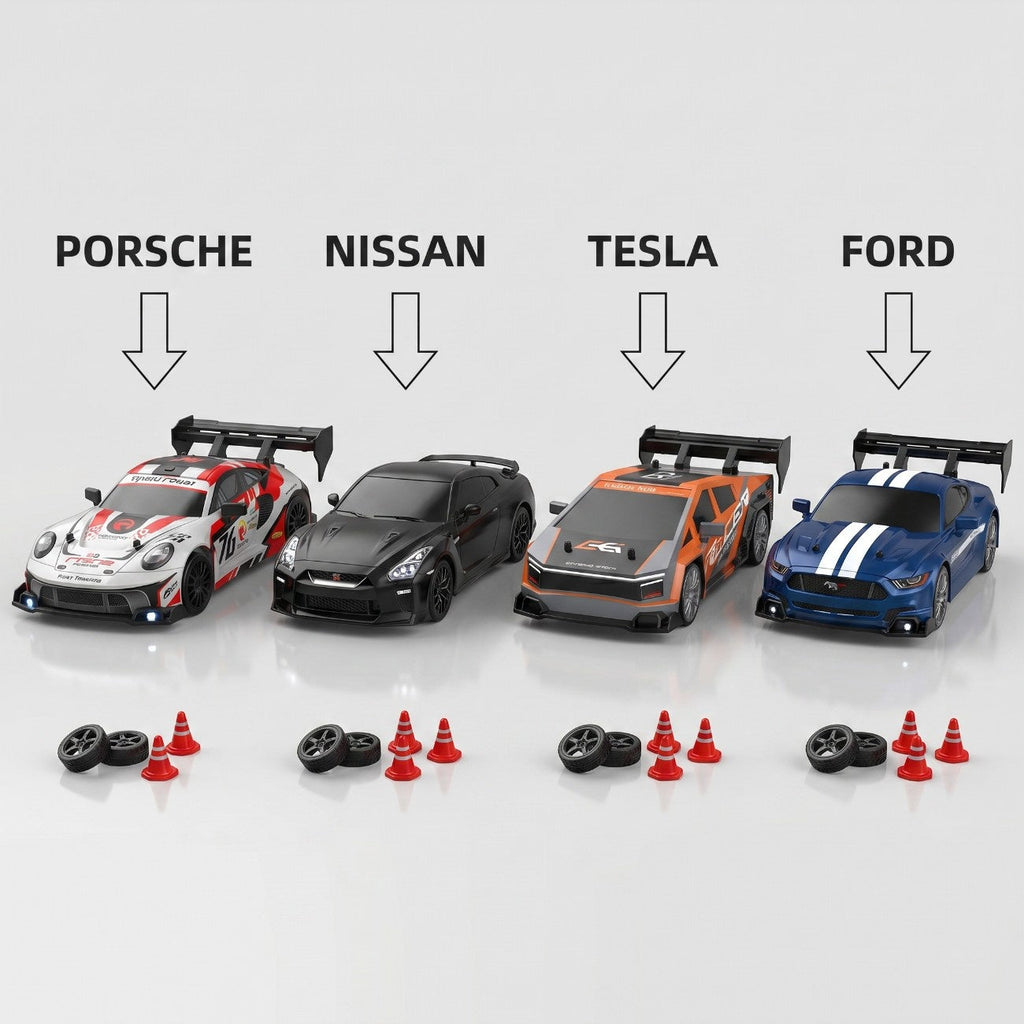 1.24 Scale High-Speed 4WD RC Drift Car 20KMH