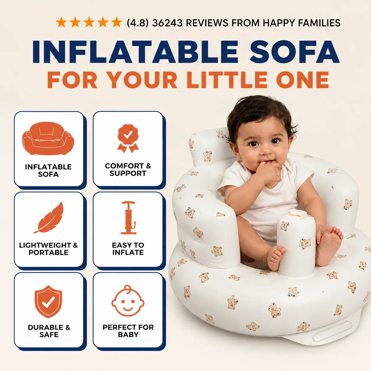 Inflatable Baby Sofa