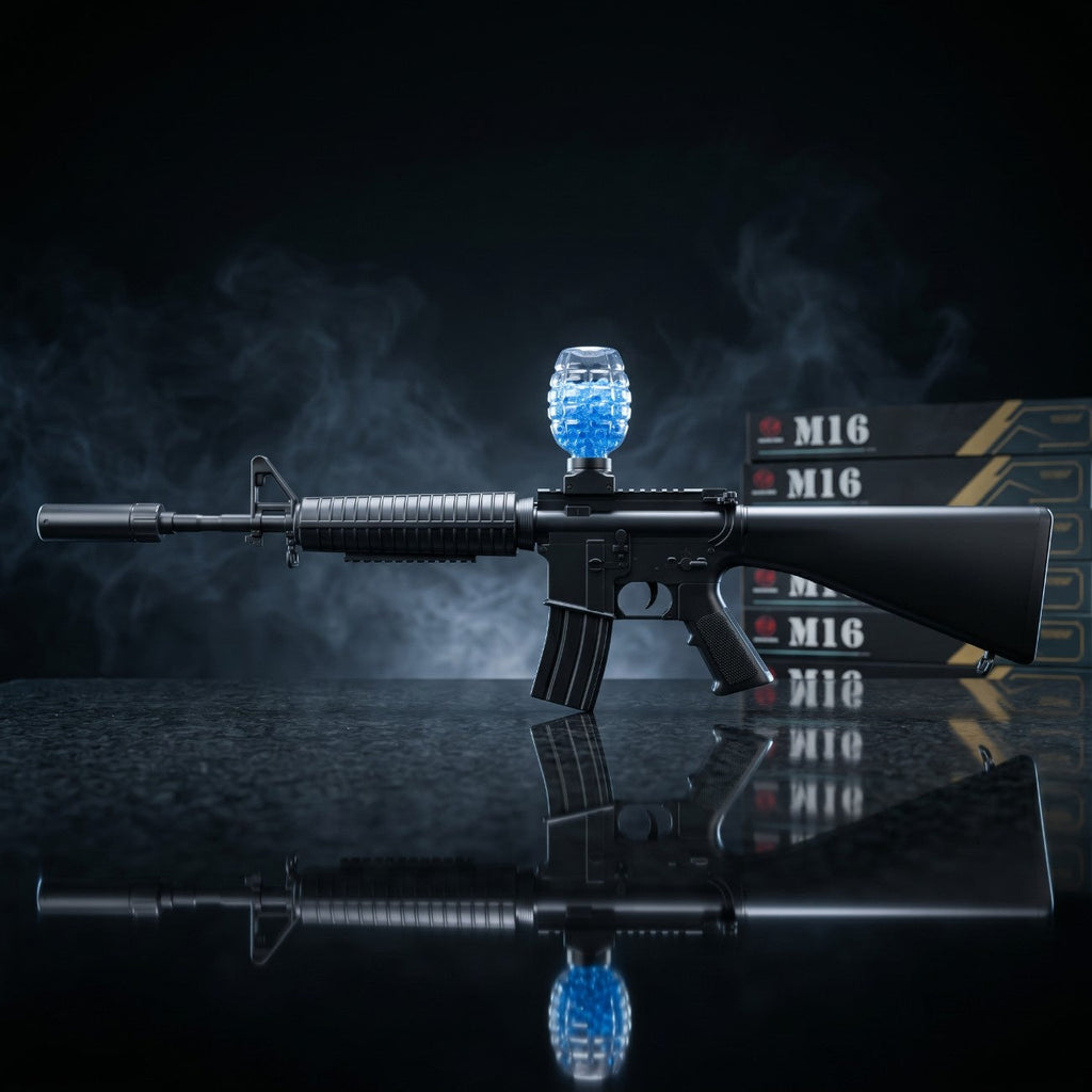 Air Gun 1920 Sniper M16 Replica Automatic Orbeez Gel Blaster with Light Effects