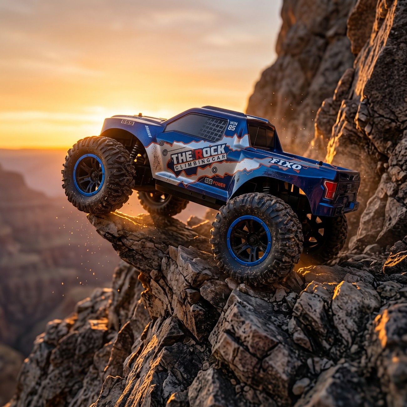 Wild Rider 2.4GHz Remote Control Rock Climbing Car – Rechargeable Off-Road RC Crawler