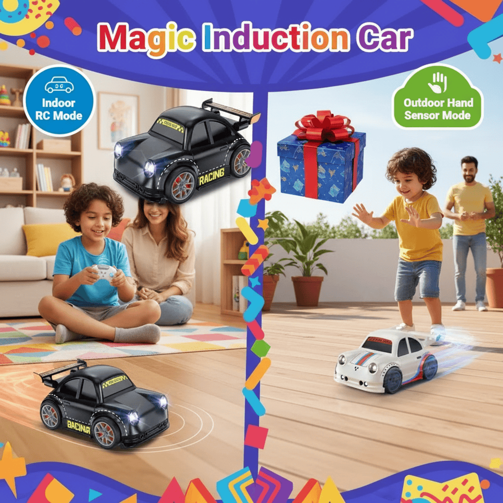 2.4GHz Electric Remote & Induction Controlled Mini Drift Car
