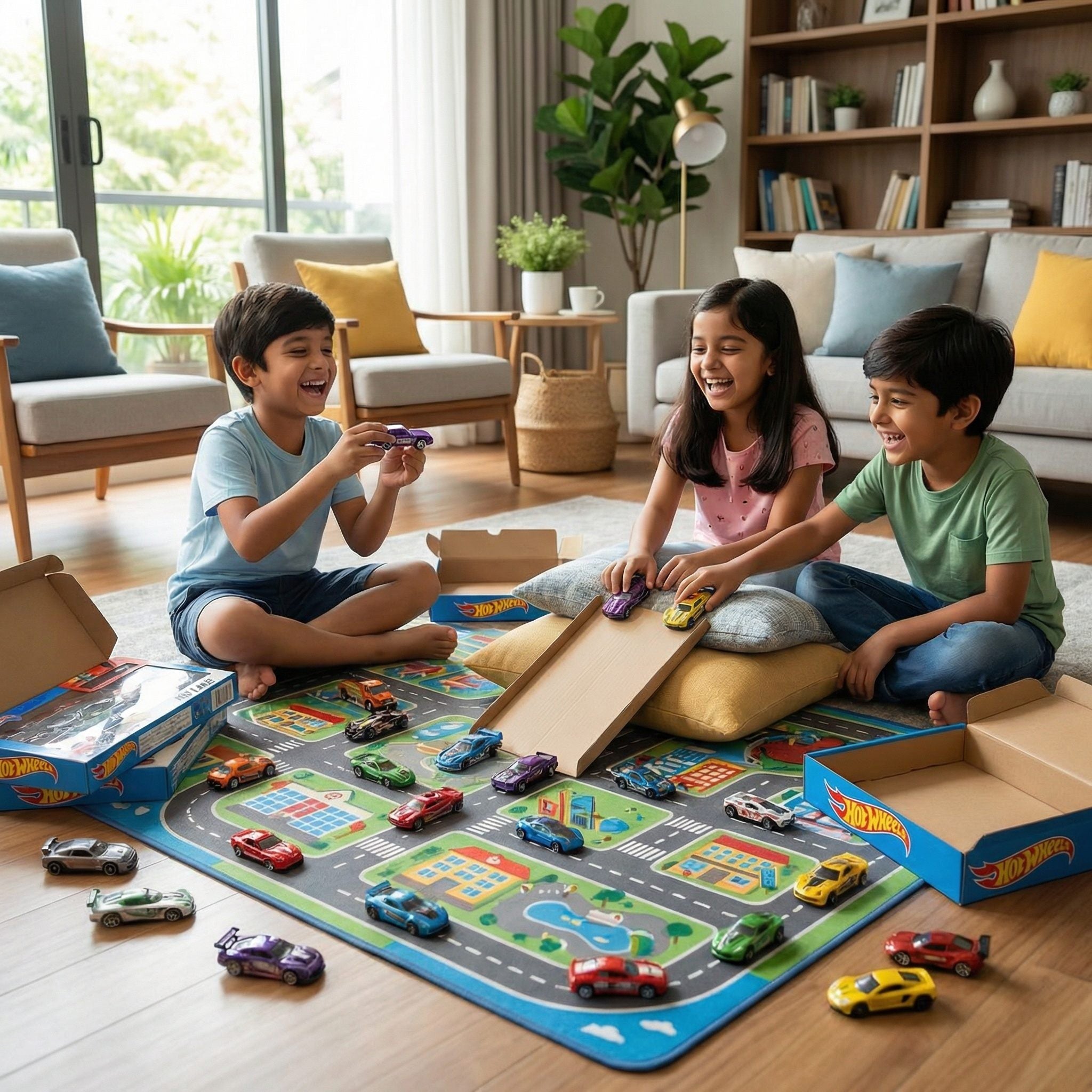Hot Wheels 20 Cars Bundle – Classic & Sports Mini Car Collection