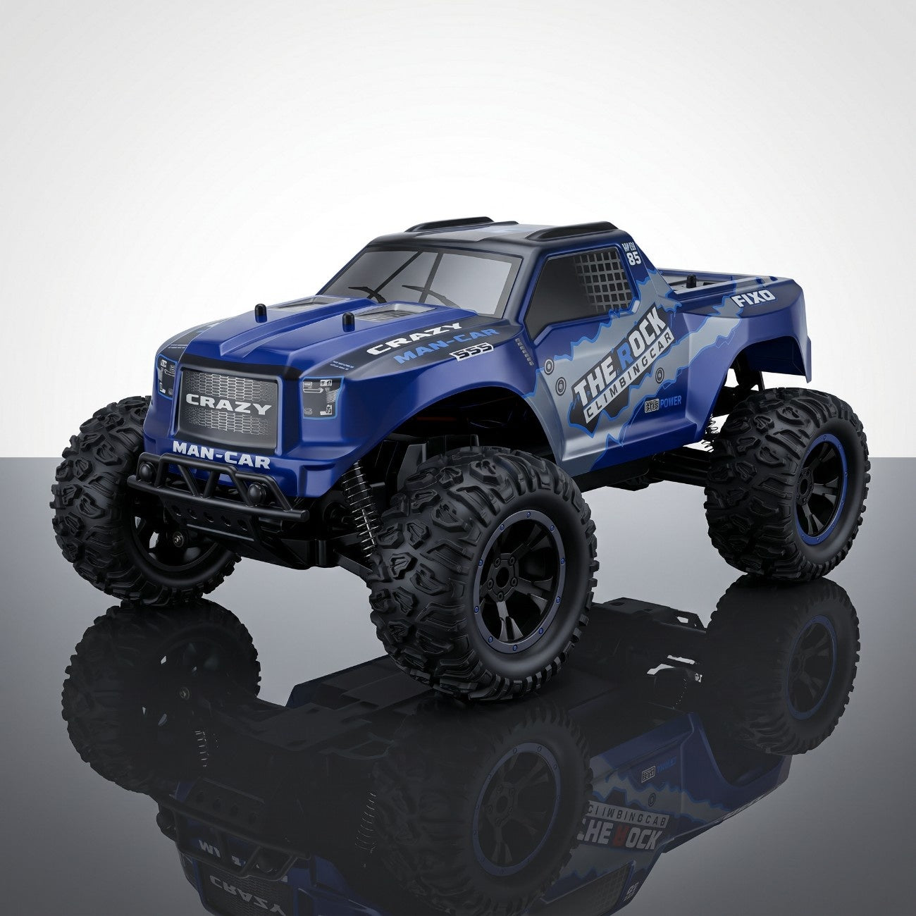 Wild Rider 2.4GHz Remote Control Rock Climbing Car – Rechargeable Off-Road RC Crawler