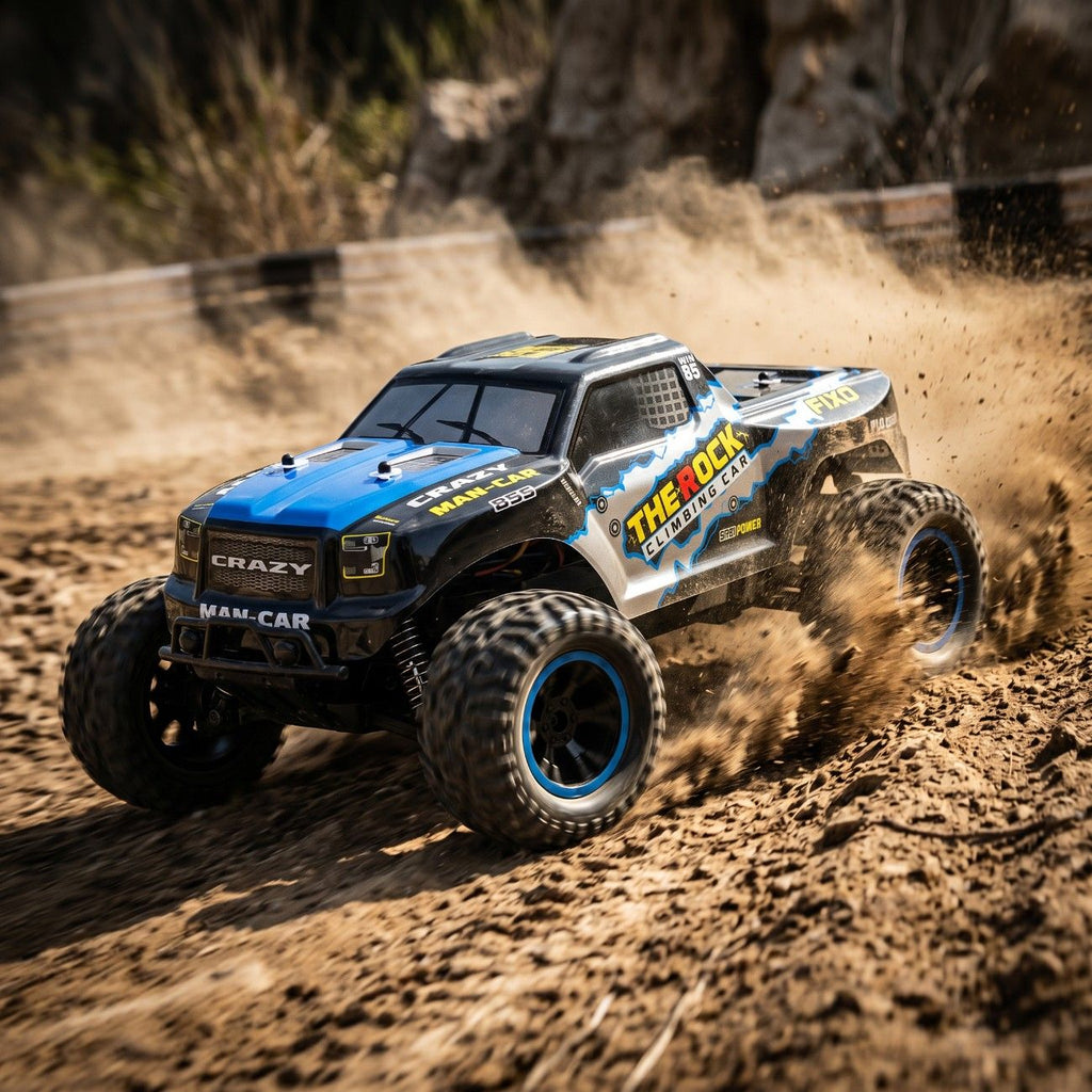 Wild Rider 2.4GHz Remote Control Rock Climbing Car – Rechargeable Off-Road RC Crawler