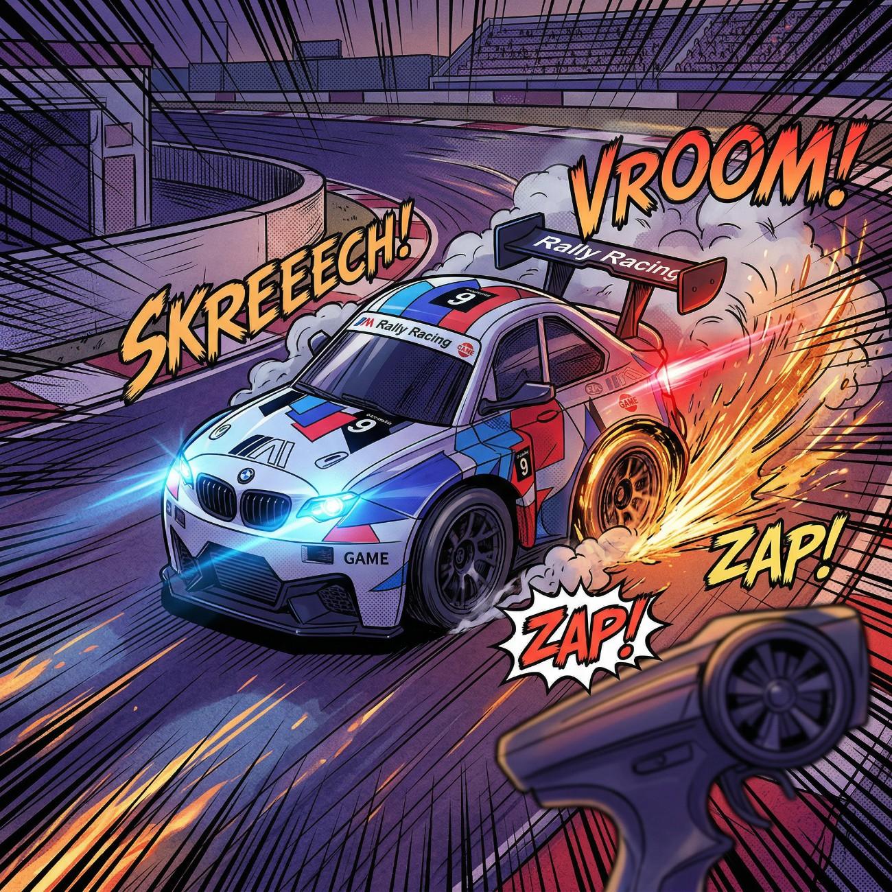 RC Mini BMW M4 Spark Drifting Car