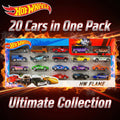 Hot Wheels 20 Cars Bundle – Classic & Sports Mini Car Collection