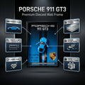 1:32 Diecast Porsche 911 3D Frame Model Car