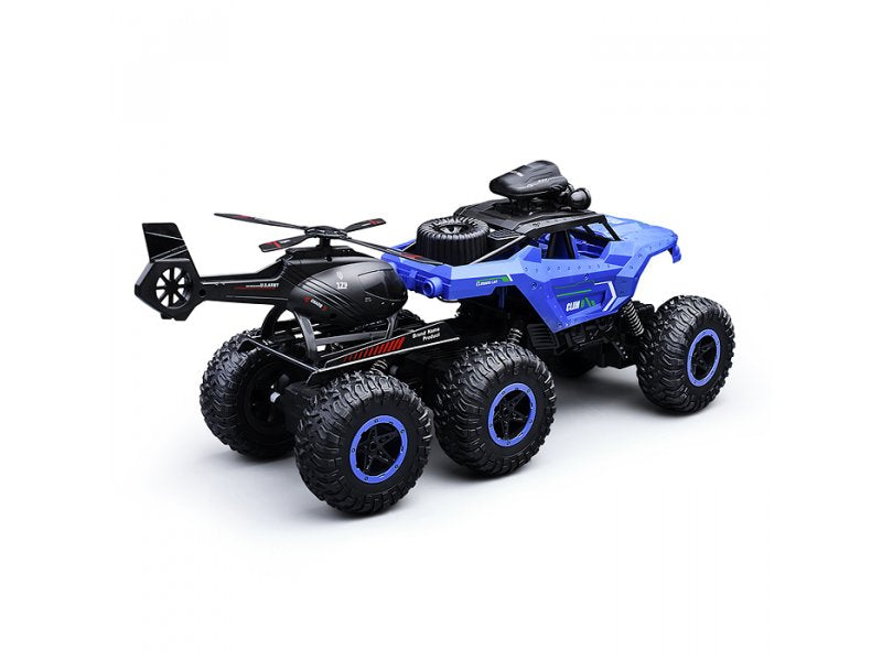 6WD Off-Road Remote Control Car with Rechargeable Battery & Shock Suspension (24 Inch)