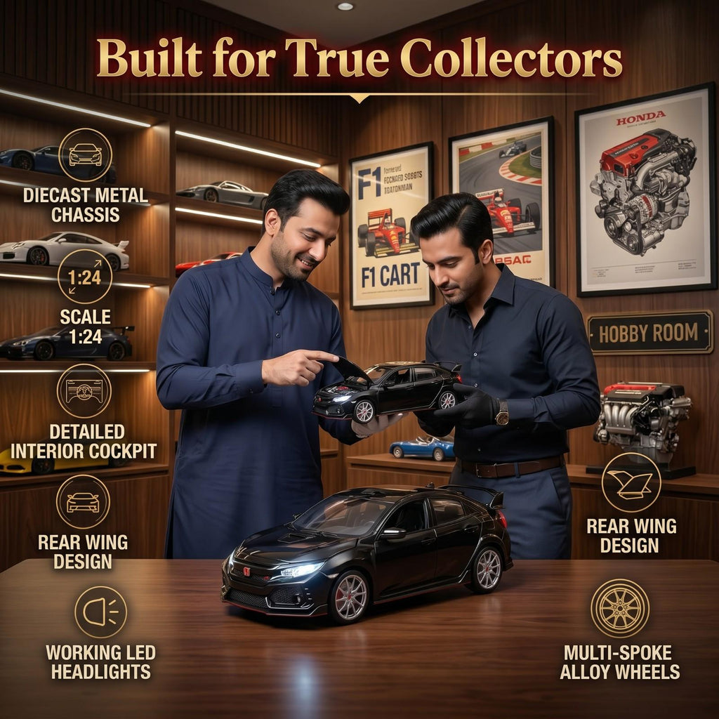 Premium Diecast Honda Civic Type-R Model Car – Collector Edition Alloy (1:24 Scale)