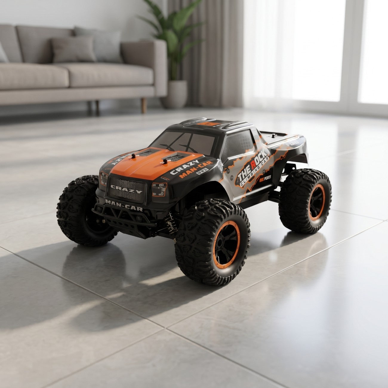 Wild Rider 2.4GHz Remote Control Rock Climbing Car – Rechargeable Off-Road RC Crawler