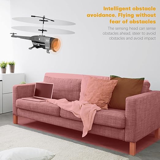 Remote Control Helicopter with Obstacle Avoidance & Auto Hover – Smart Flying Toy for Teens & Adults