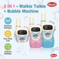 Kids Walkie Talkie Intercom – Two Way Radio with Bubble Machine