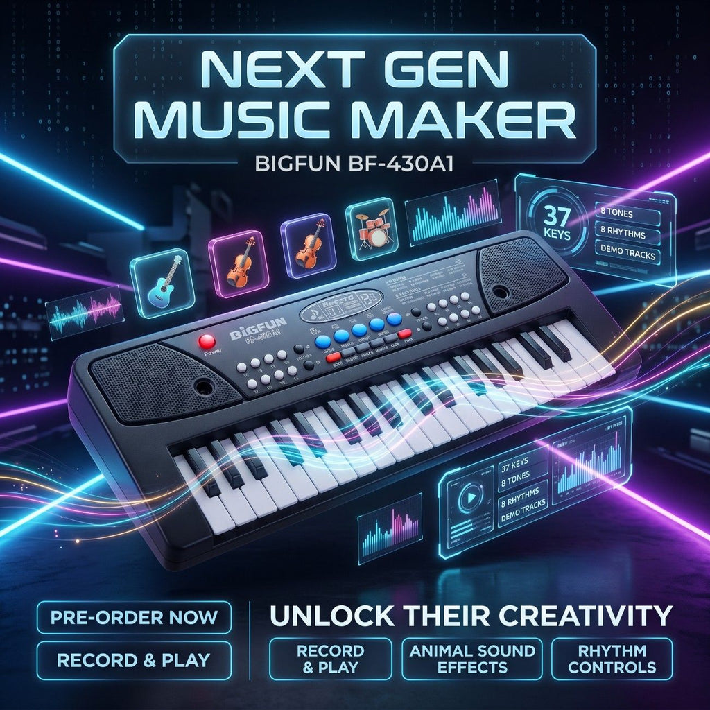 Kids Piano Keyboard 37 Keys with Microphone | Electronic Musical Toy for Children