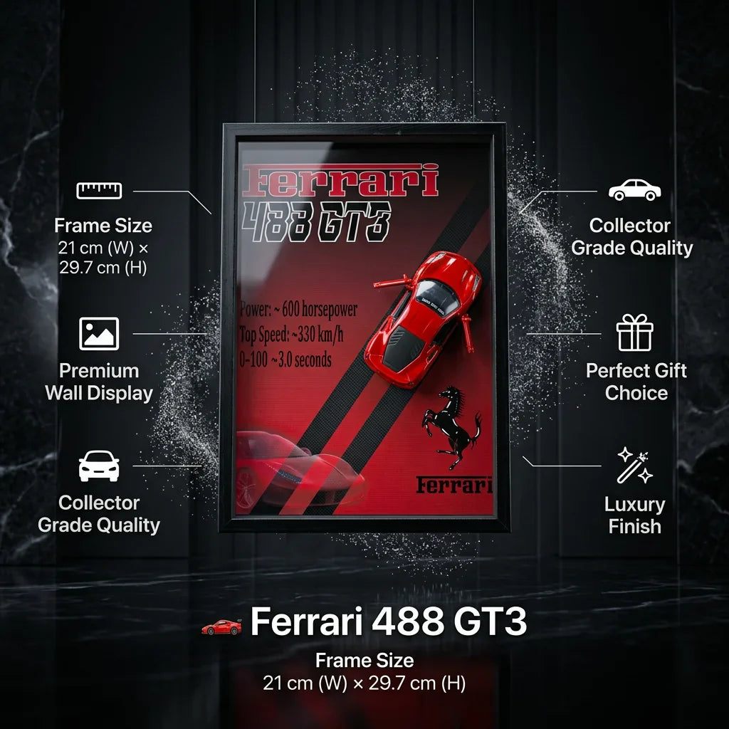 1:32 Diecast Ferrari 448 GT3 3D Frame Model Car