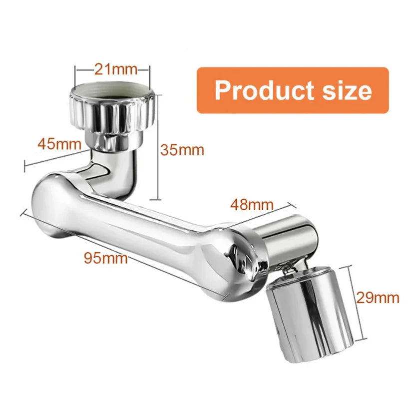 Rotating Faucet/Tap Extender | Stainless Steel | 1080° rotation