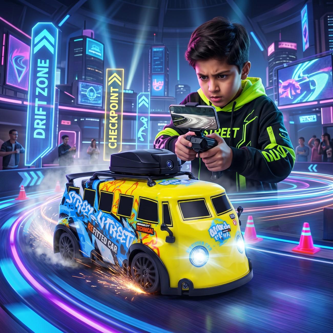 2.4GHz Mini RC Camera Drift Car & Van | 4WD Remote Control Toy