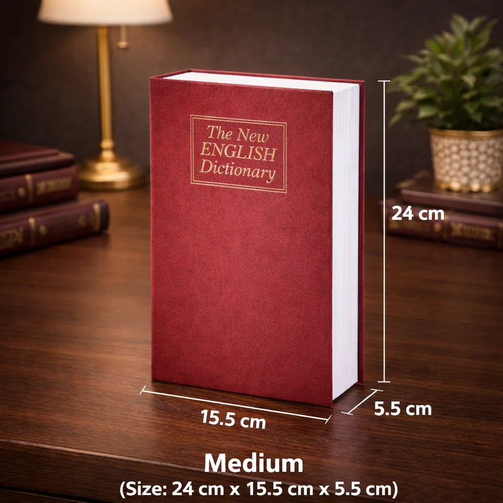 Safe Book Dictionary Style Locker