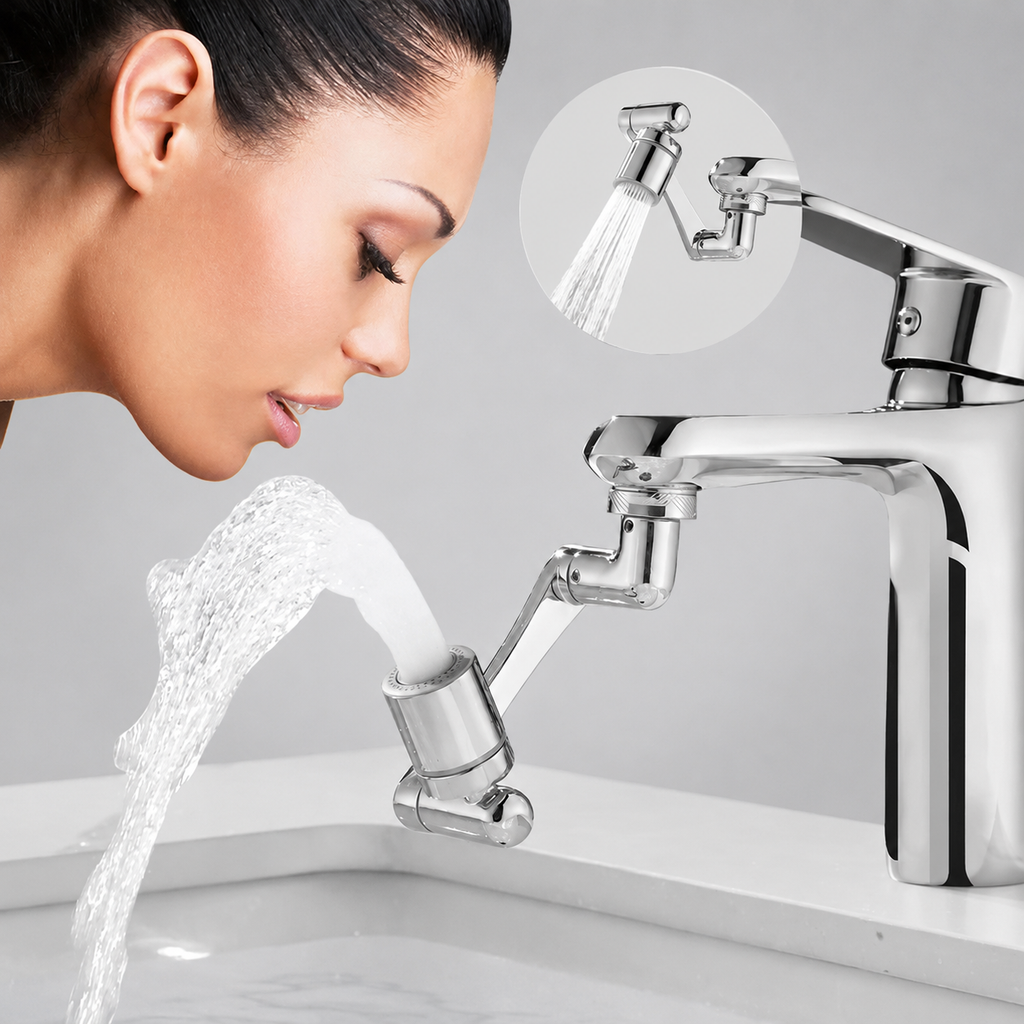 Rotating Faucet/Tap Extender | Stainless Steel | 1080° rotation