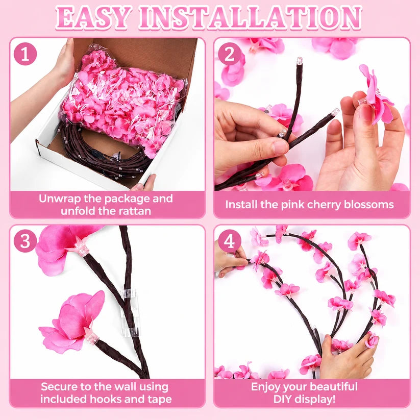 Cherry Blossom LED Wall Lights