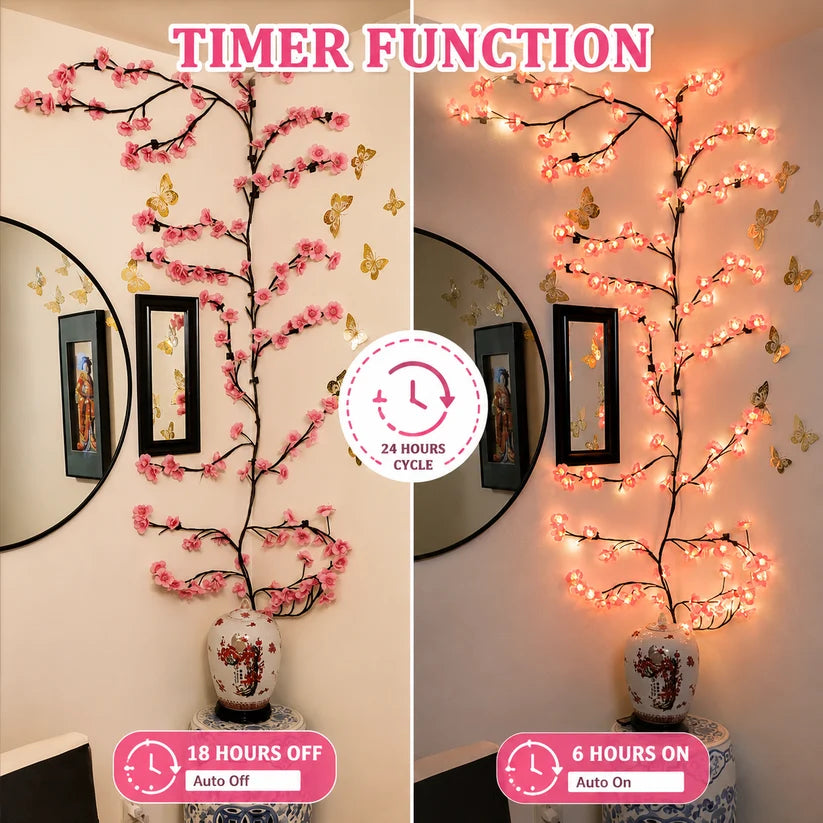 Cherry Blossom LED Wall Lights