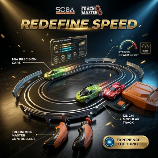 Soba Slot Racing Track Set – Electric Slot Car Racing Toy for Kids