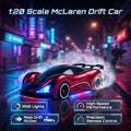 1:20 Scale Mc Laren 2.4GHz High-Speed 4WD RC Drift Car with RGB Lights