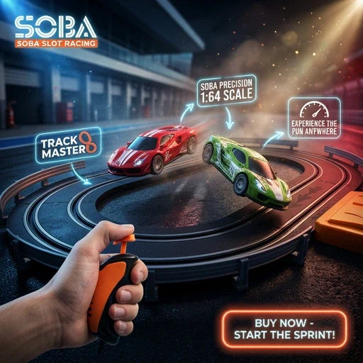 Soba Slot Racing Track Set – Electric Slot Car Racing Toy for Kids