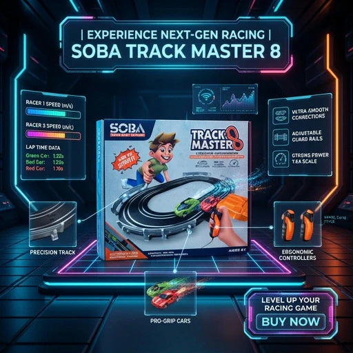 Soba Slot Racing Track Set – Electric Slot Car Racing Toy for Kids