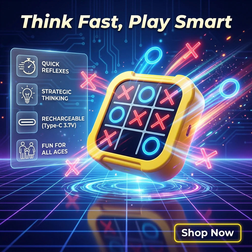 Rechargable Tic Tac Toe Smart Game Console