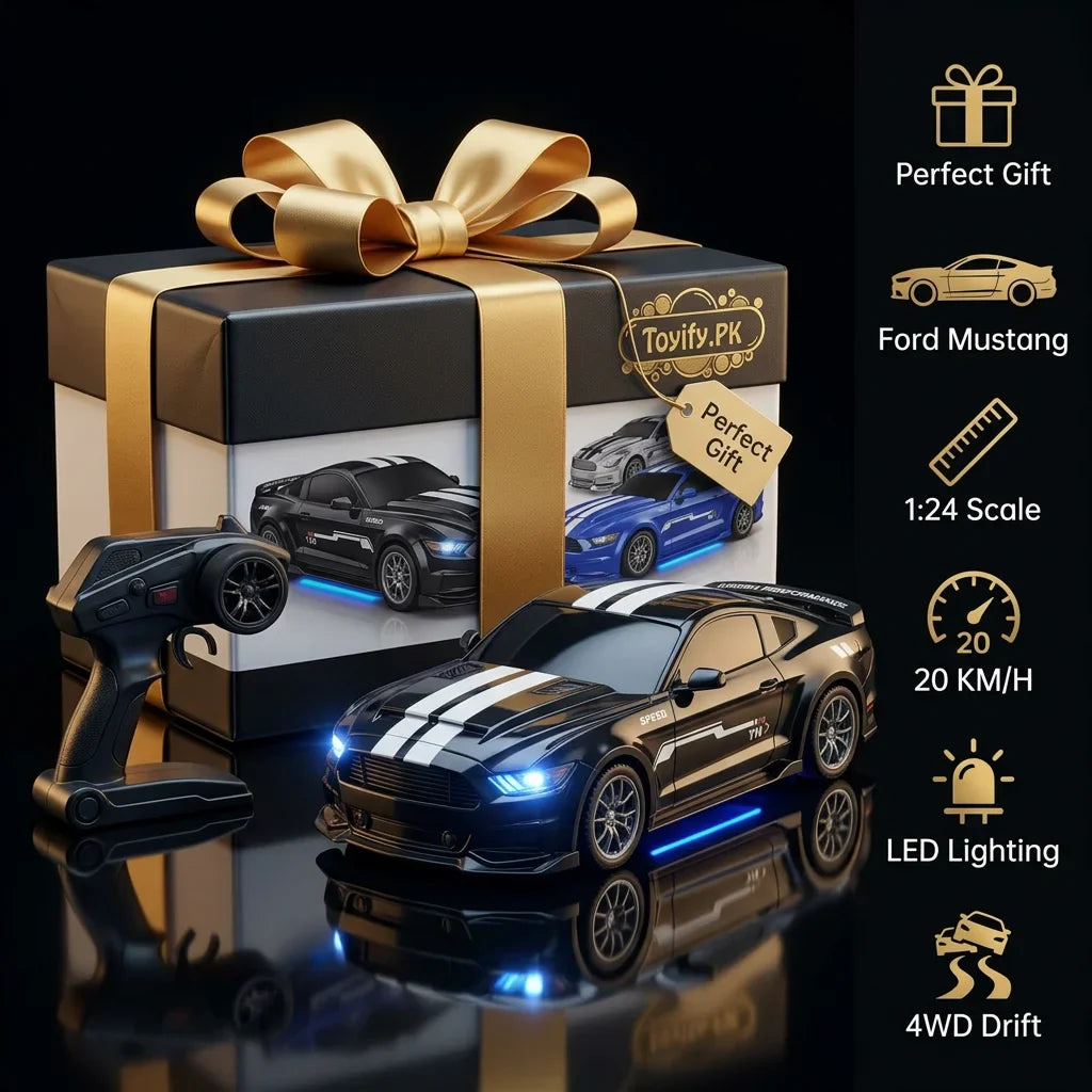 1:24 Scale 4WD RC Drift Car - Ford Mustang