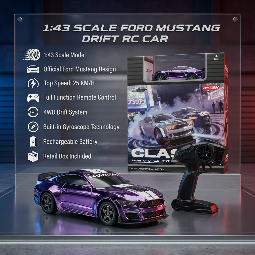 1:43 Whoosh RC Drift With Gyro 25km/h