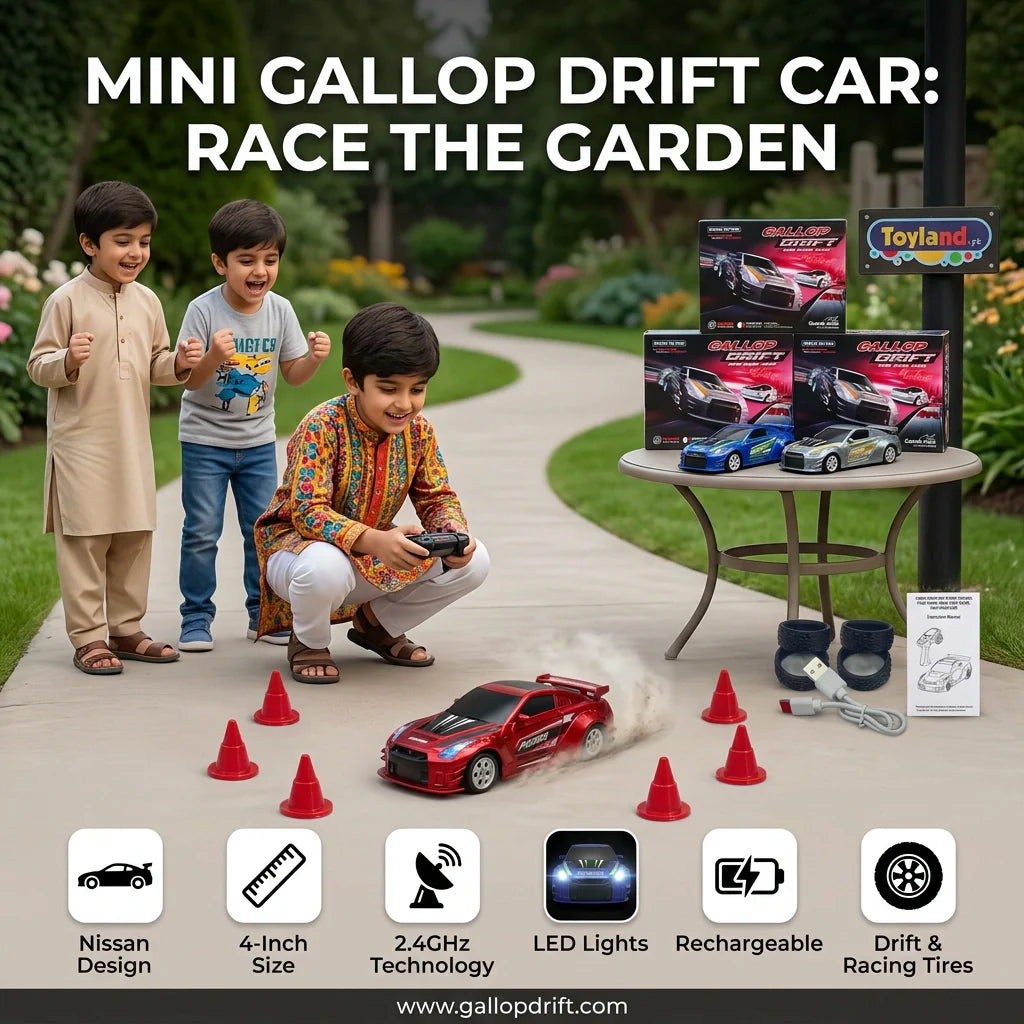 2.4GHz RC Mini Nissan Gallop Drift Car