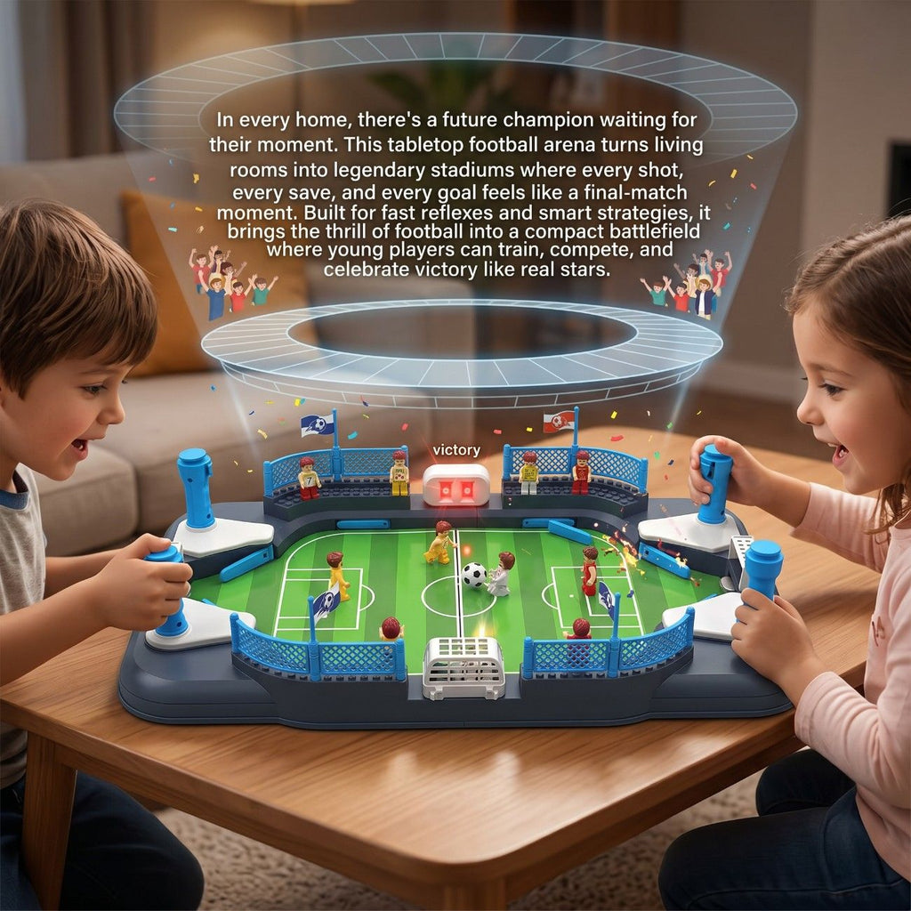 Football Arena Tabletop Battle Game – Two Player Interactive Family Fun Game