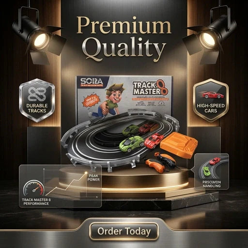 Soba Slot Racing Track Set – Electric Slot Car Racing Toy for Kids