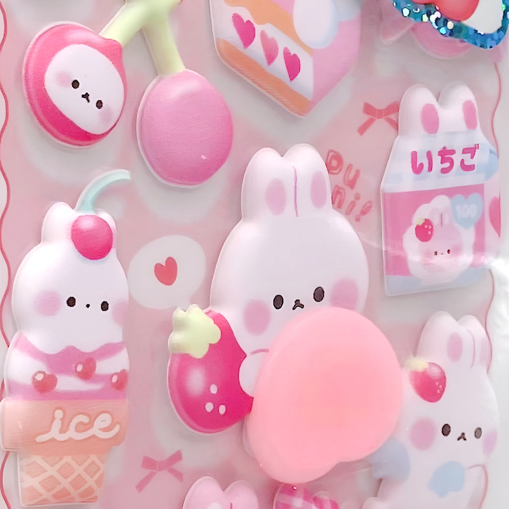 Mochi Mochi Puffy Stickers - Squishy Edition