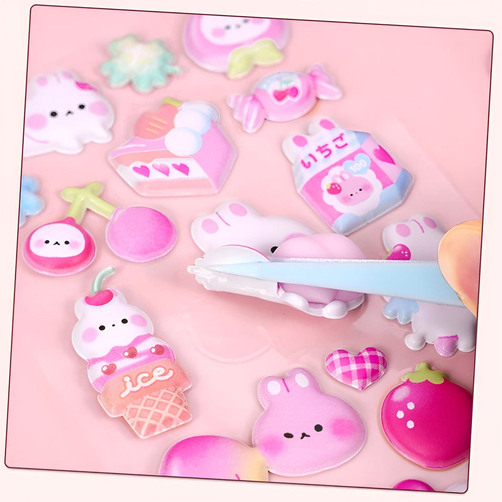 Mochi Mochi Puffy Stickers - Squishy Edition
