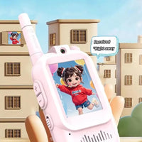 2Pcs Rechargeable Kids Video Walkie Talkie