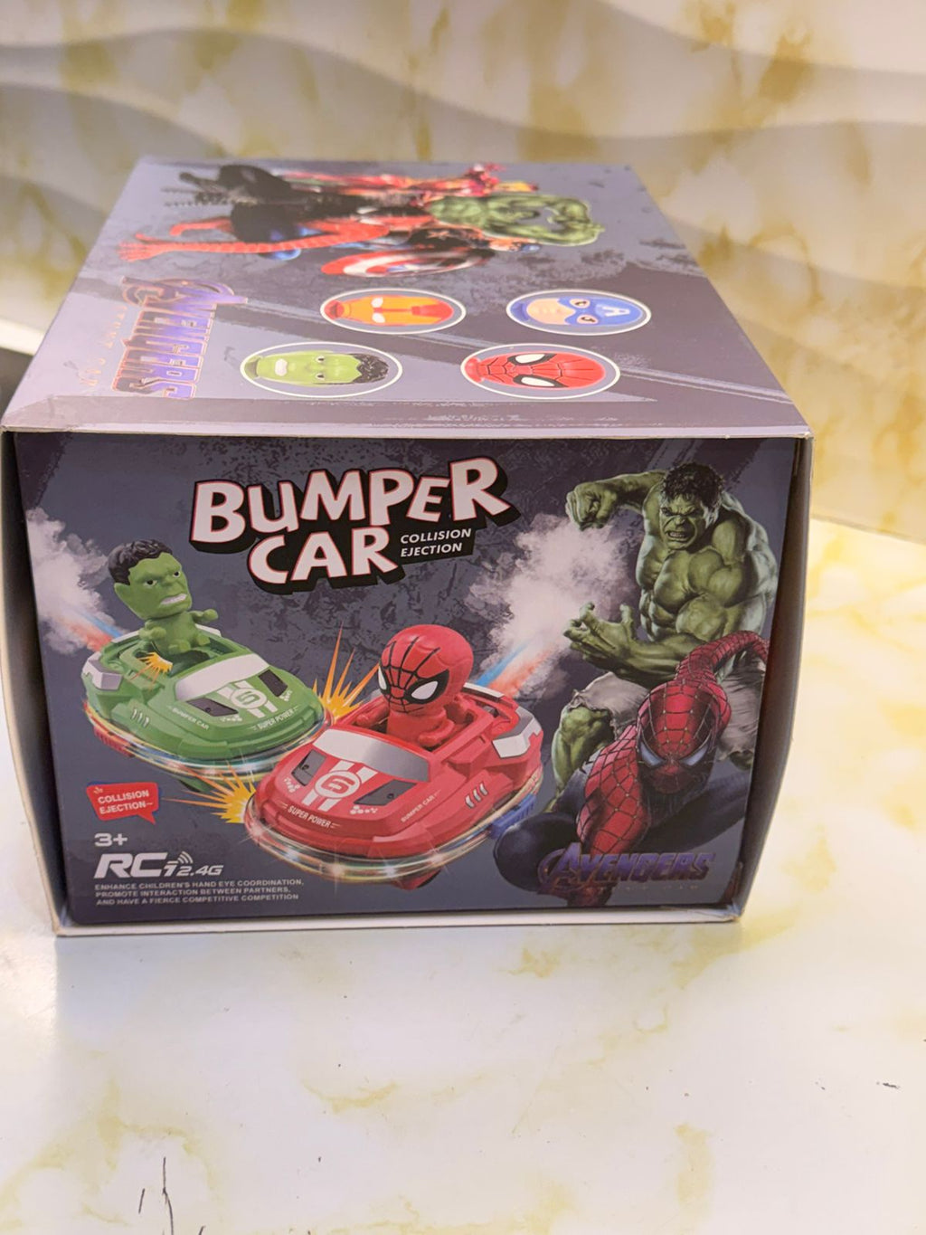 Avengers Superhero RC Bumper Car for Kids (Set of 2)