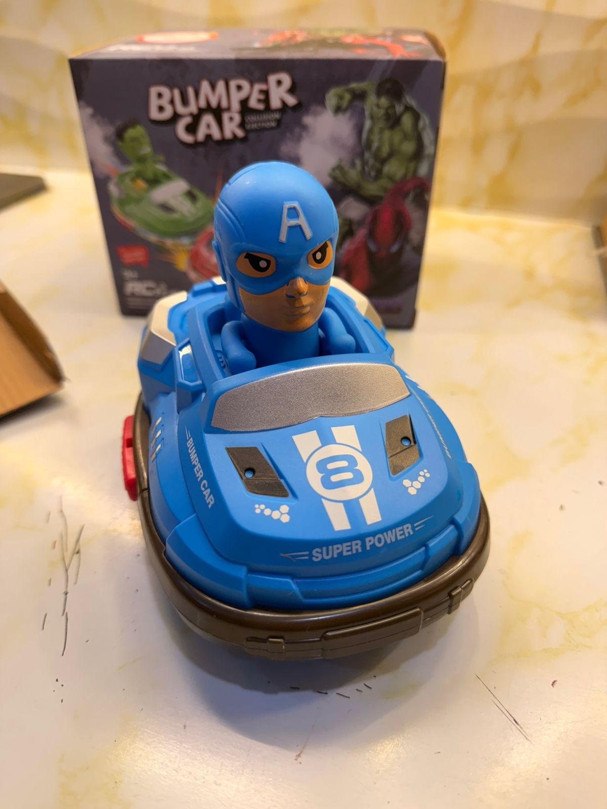 Avengers Superhero RC Bumper Car for Kids (Set of 2)