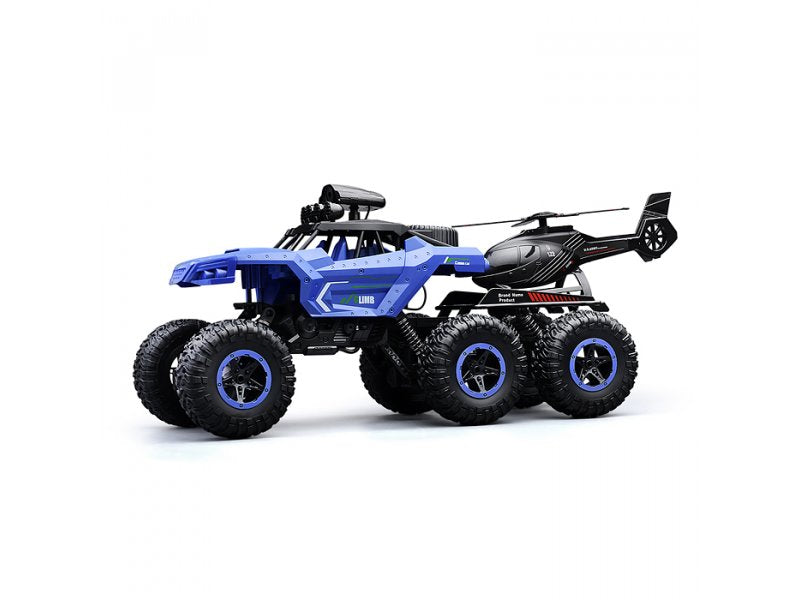 6WD Off-Road Remote Control Car with Rechargeable Battery & Shock Suspension (24 Inch)