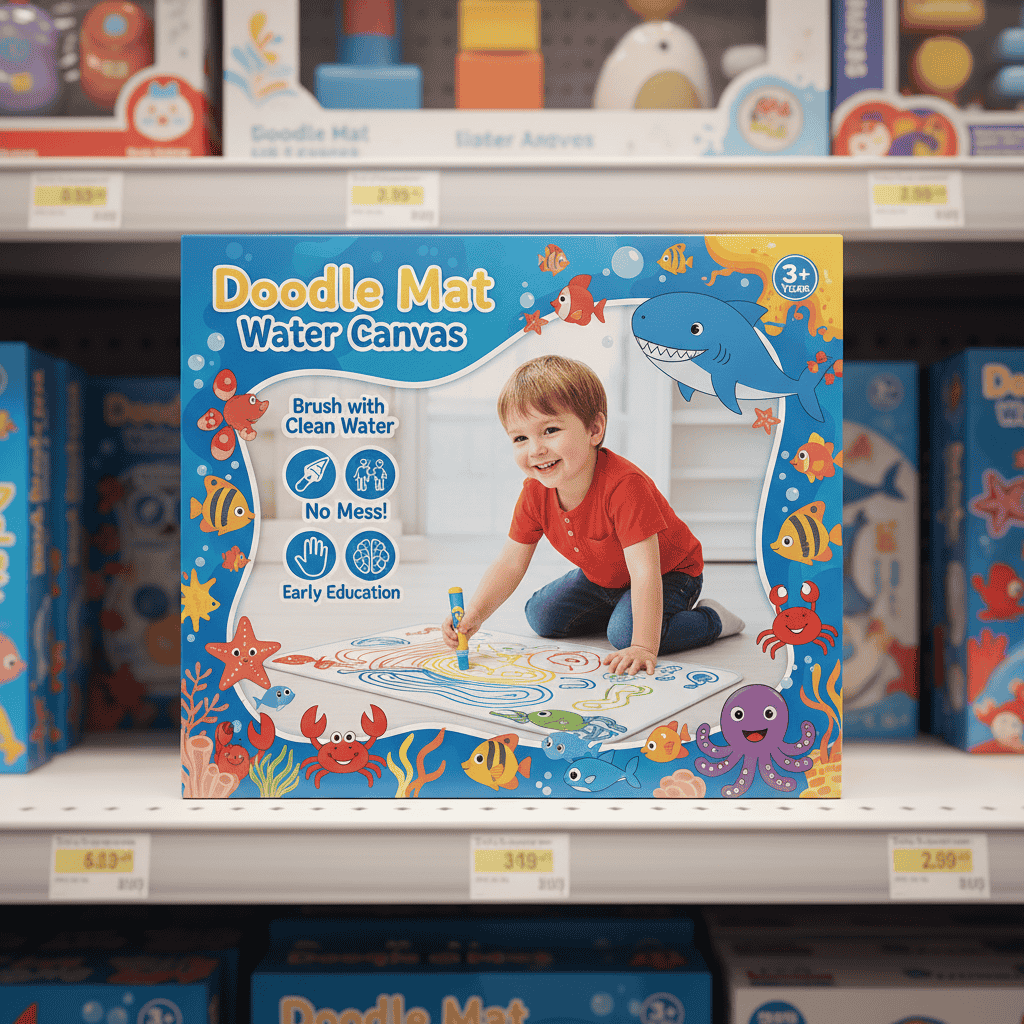 Magic Doodle Mat for Kids – Water Drawing & Learning Fun