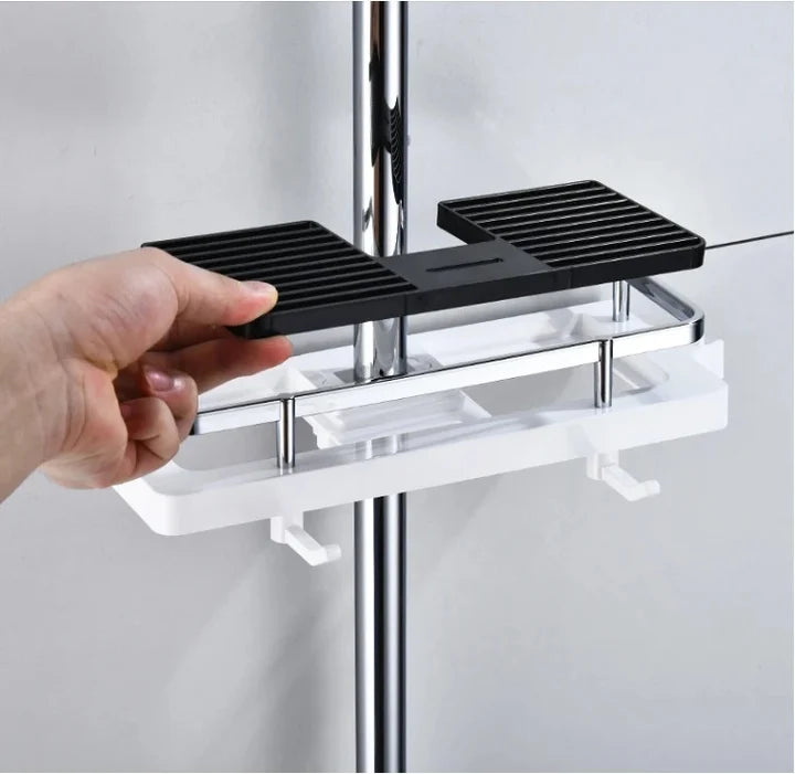 Shower Shelf with Soap Holder – Tool-Free Installation for Modern Bathrooms